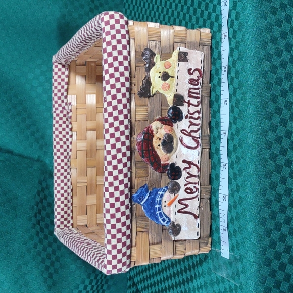 Set of 3 Wicker Christmas Baskets - Picture 4 of 5